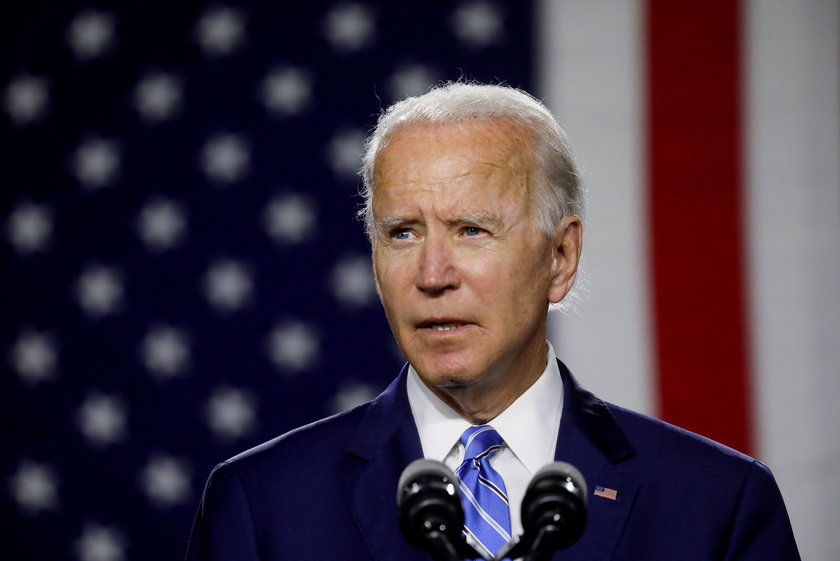 FILE PHOTO: Democratic U.S. presidential candidate Biden holds campaign event in Wilmington, Delawar