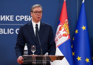 Predsednik Srbije Aleksandar Vučić sa predsednikom Evropskog saveta Antonijom Koštom