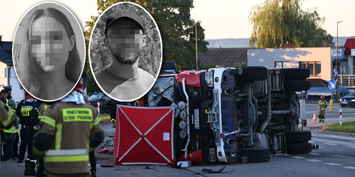 Karolina i Łukasz zginęli w drodze do śmiertelnego wypadku.