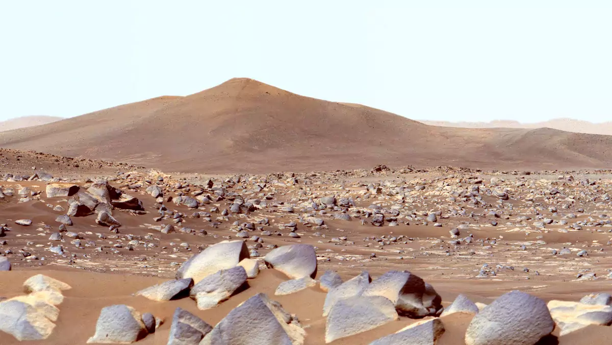 Kamienne podłoże na Marsie