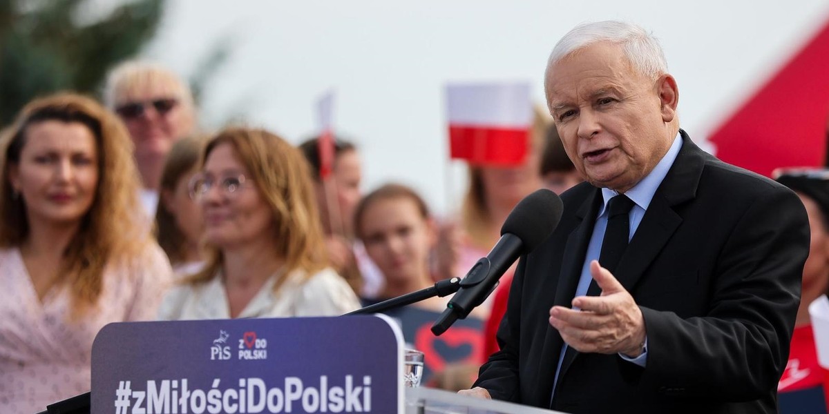 Jarosław Kaczyński straszy grzybiarzy.