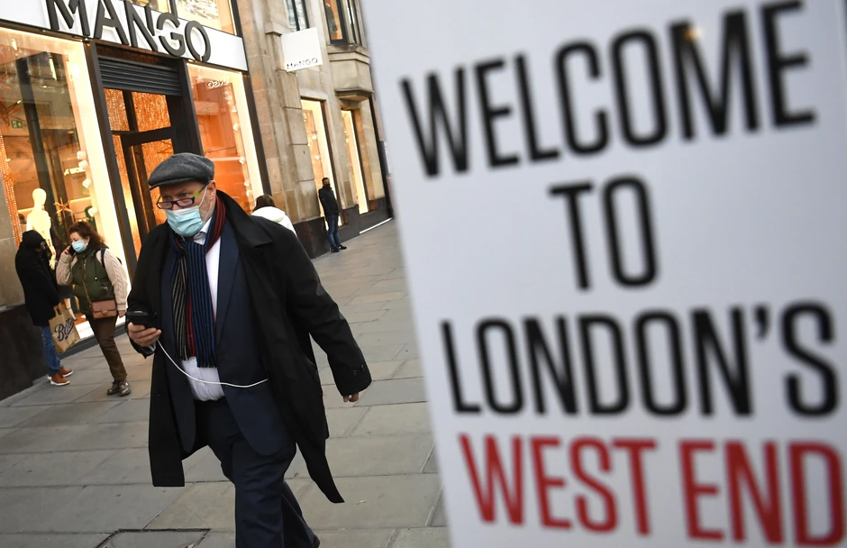 Velika Britanija, koronavirus, London