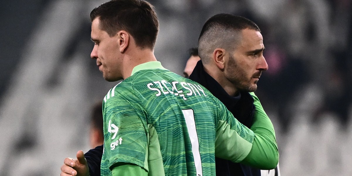 Wojciech Szczęsny i Leonardo Bonucci.