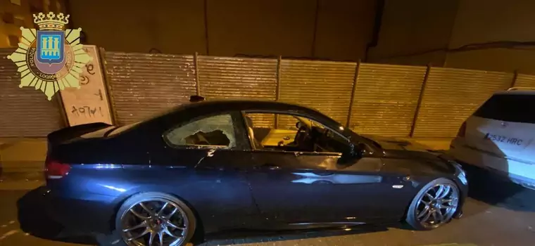 Ktoś niszczył kilofem zaparkowane BMW. Powód zaskoczył chyba nawet policjantów