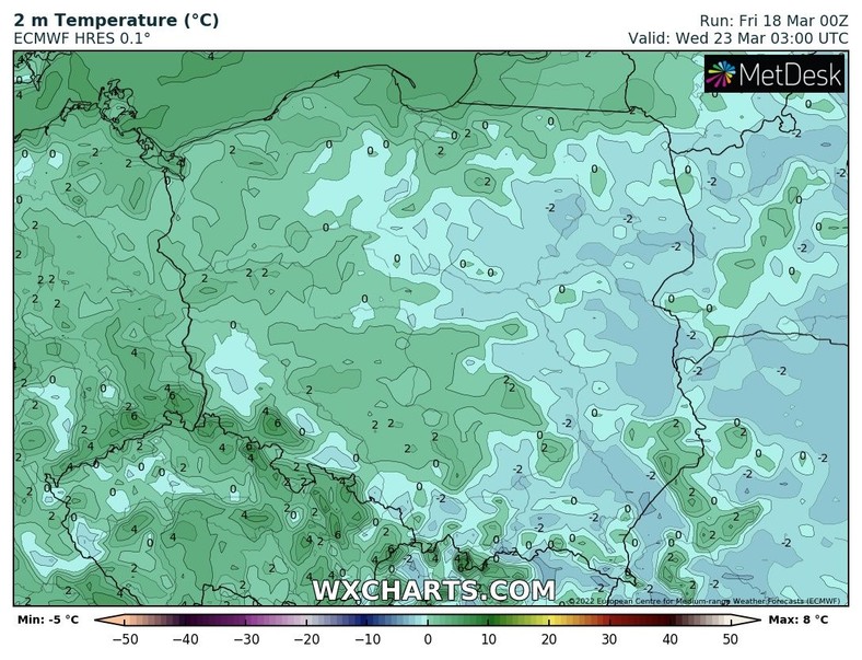 Mimo wiosennie ciepłych dni, nocne przymrozki nie wszędzie zanikną