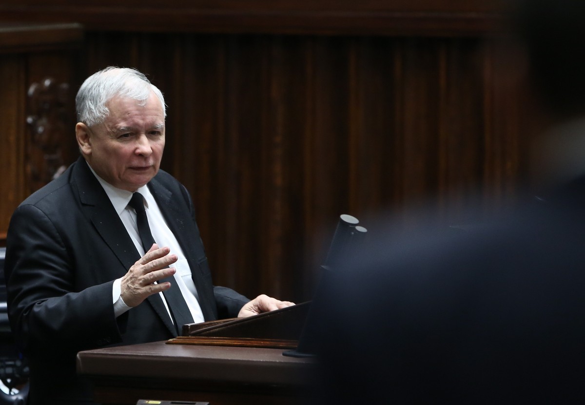 Jarosław Kaczyński w Sejmie