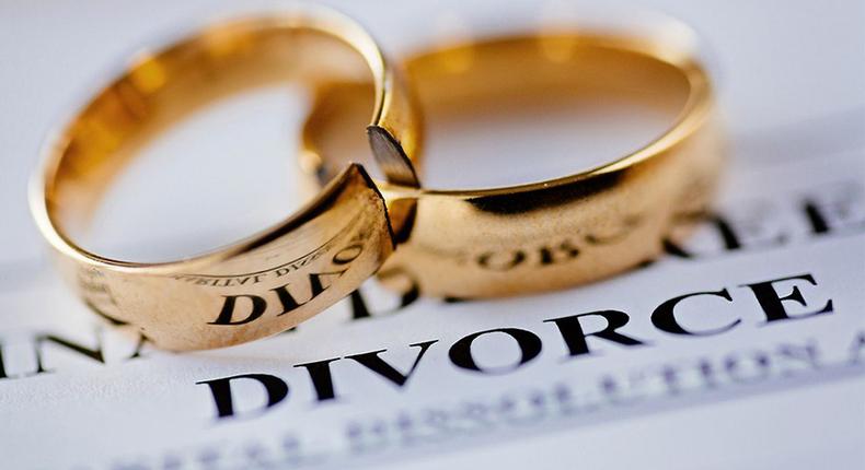 Court dissolves marriage over failed settlement.