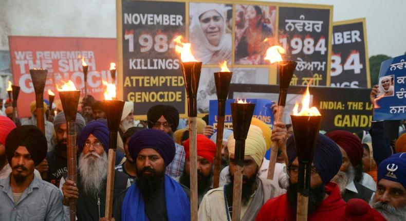 Mass killings of Sikhs were triggered by the death of Indira Gandhi at the hands of her Sikh bodyguards