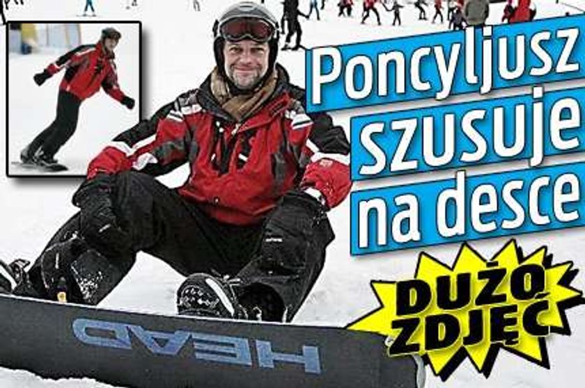 Tak Poncyljusz szalał na desce!