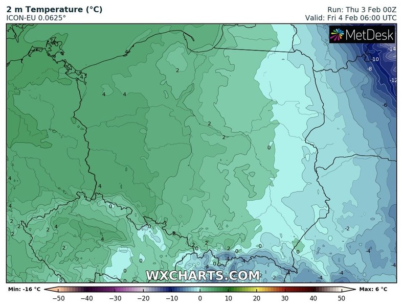 Temperatura nadal zróżnicowana