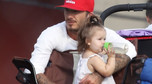 David Beckham z córeczką/fot. East News