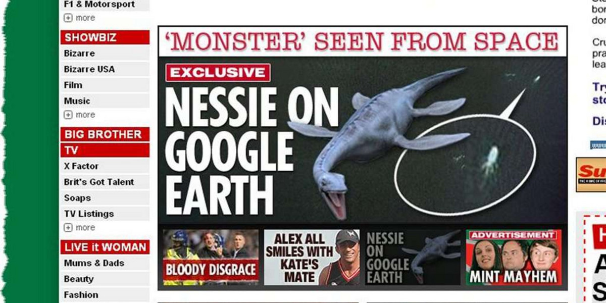 Czy to jest potwór z Loch Ness?
