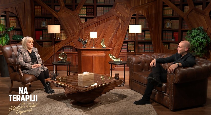 Bojan Marović, emisija "Na terapiji sa Slavicom Đukić Dejanović"