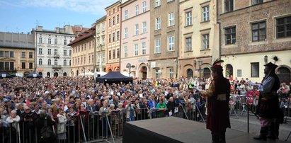 Lekcja śpiewania na Małym Rynku