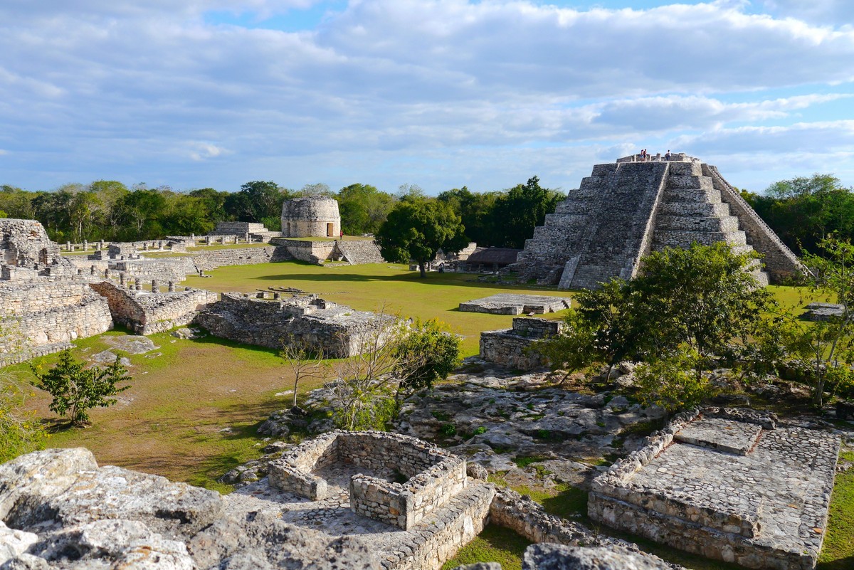 Mayapan, Meksyk, Jukatan, piramida, Majowie