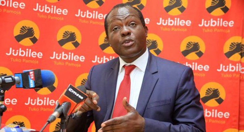 Jubilee Party Secretary General Raphael Tuju.