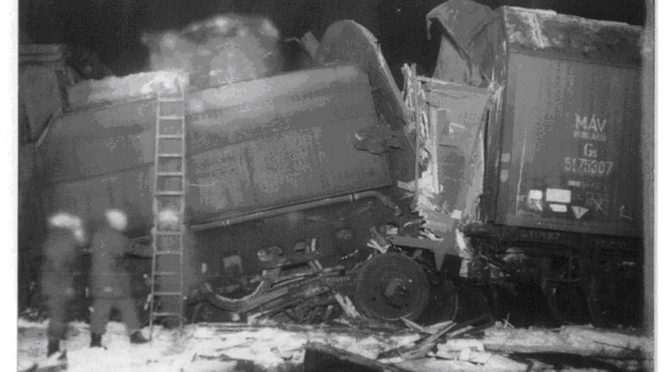 Ötvenhét éve adta fel a leckét a magyar nyomozóknak a magyar vasúttörténelem egyik legkülönösebb balesete / Fotó: MÁV142