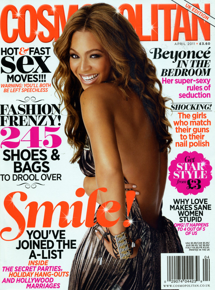 Beyonce na okładce "Cosmopolitan"