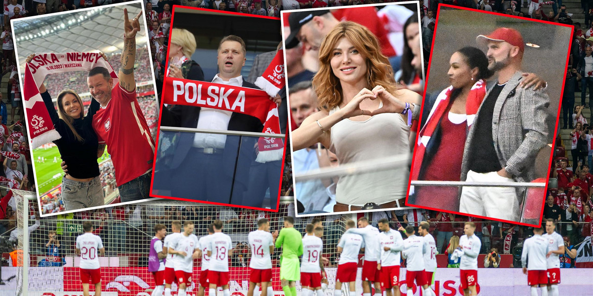 Na meczu Polska - Niemcy nie zabrakło znanych osobistości