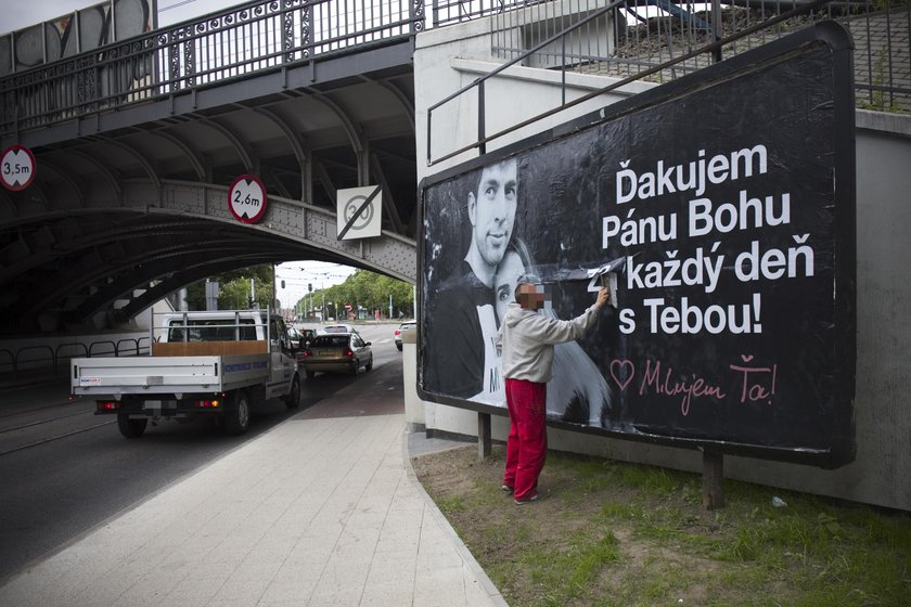 Dusan Kuciak wyznał miłość na billboardzie żonie Lucii Kuciakovej