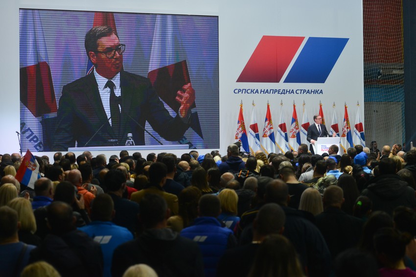SNS miting, Leskovac