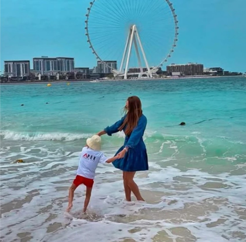 Goga Sekulić sa sinom