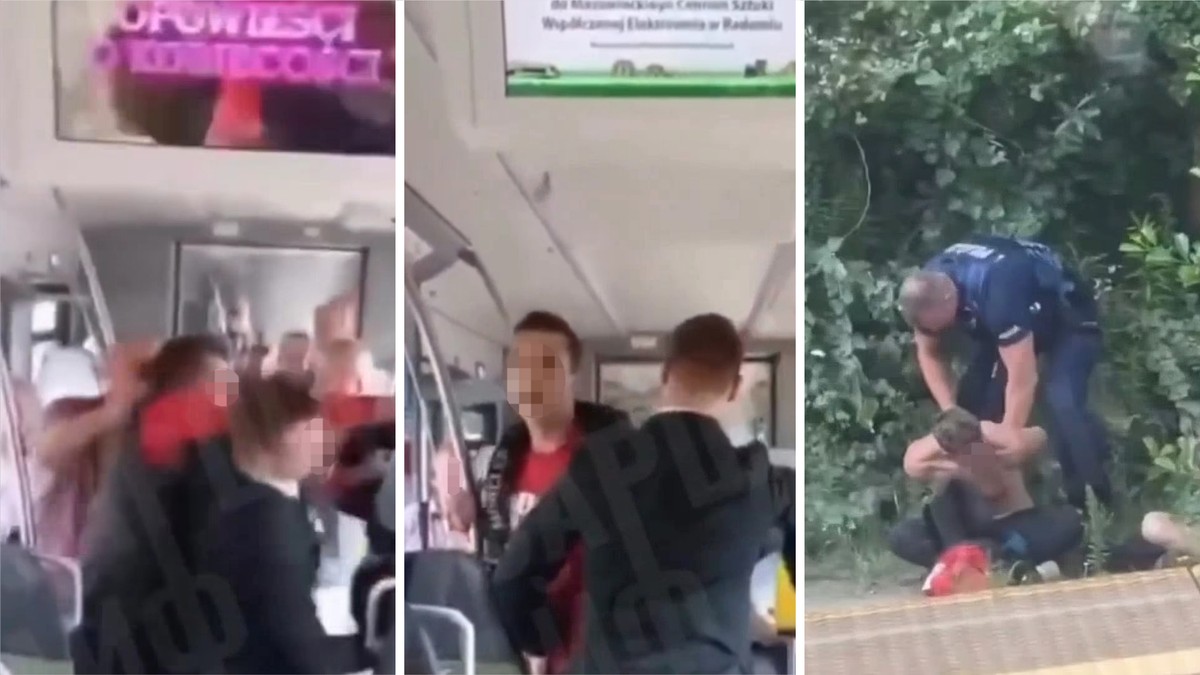 Wyzwiska i agresja w pociągu pod Warszawą. Pasażerowie nie byli obojętni. Nagranie obiega sieć