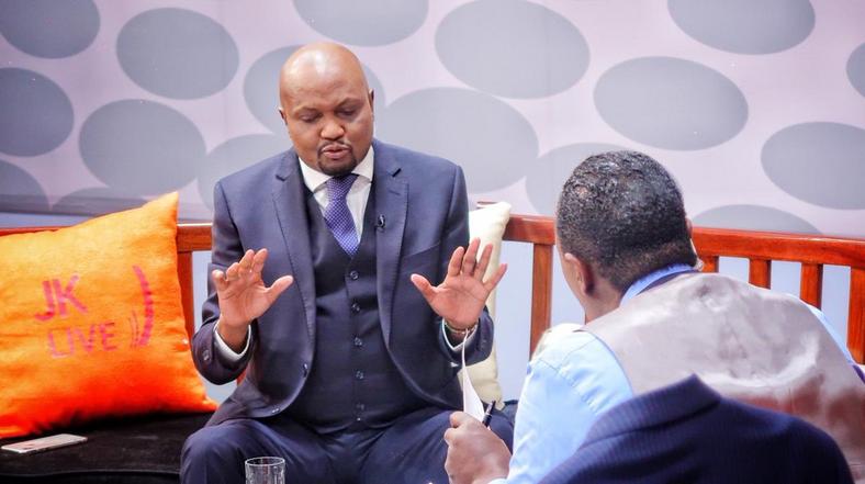 MP Moses Kuria during a past appearance on JKL 