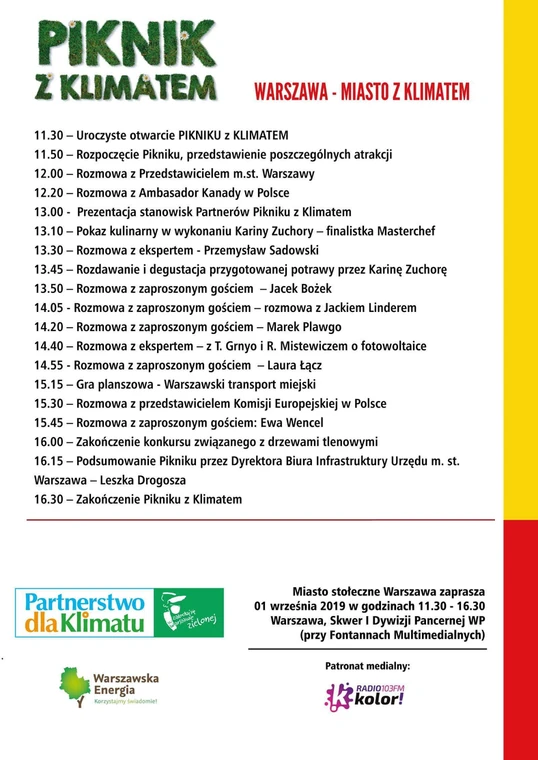 Warszawa Wybierz Sie Na Piknik Z Klimatem Wiadomosci