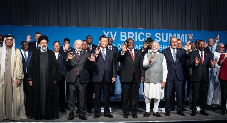 The BRICS group of emerging nations has invited six new members to join its fold.Per-Anders Pettersson/Getty Images