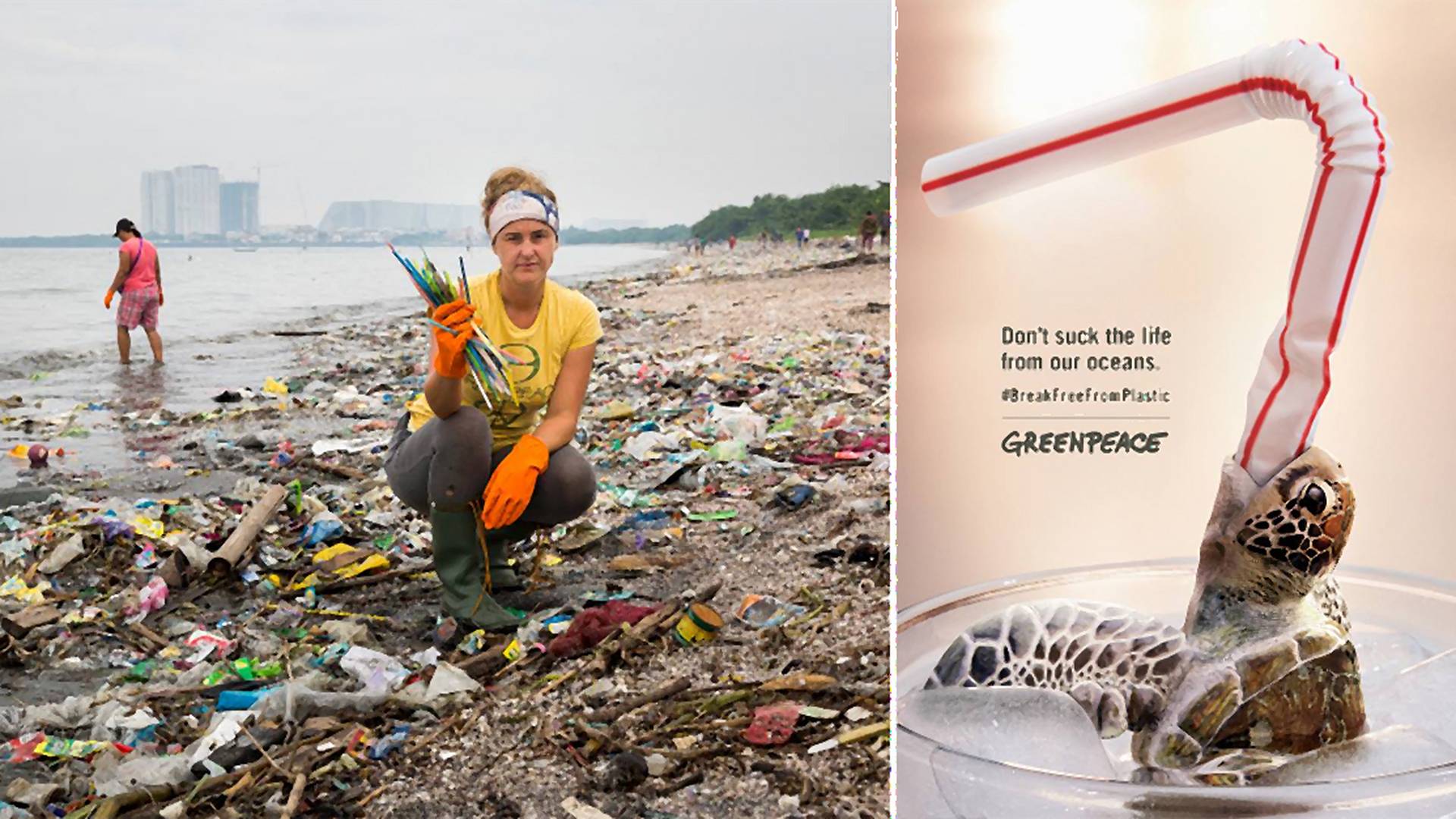 Nová kampaň Greenpeace zaujala svet. Poukázali na vplyv plastových slamiek