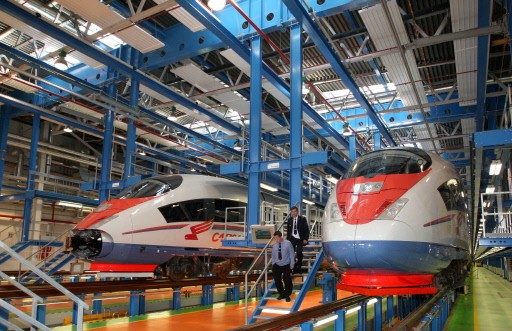 RUSSIA-GERMANY-TRAIN-SIEMENS-SAPSAN