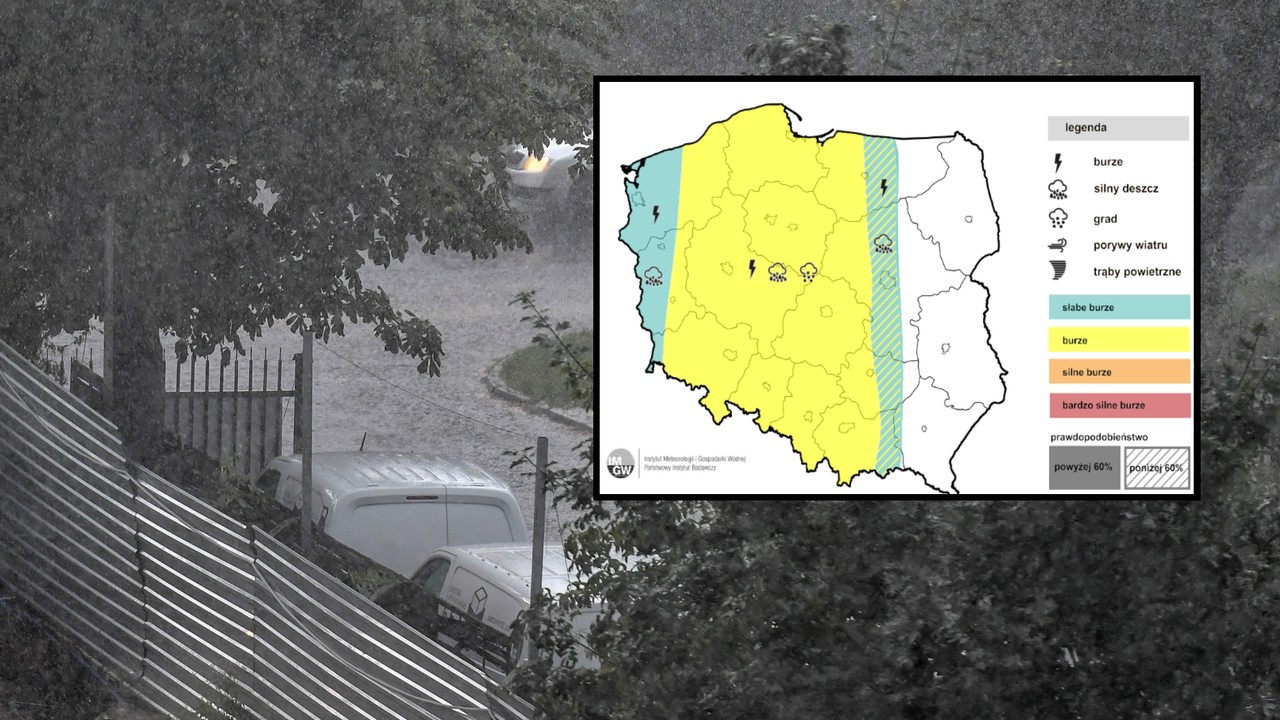 To będzie niespokojna środa w pogodzie. Nadciąga Ole. Uwaga na ulewy i burze