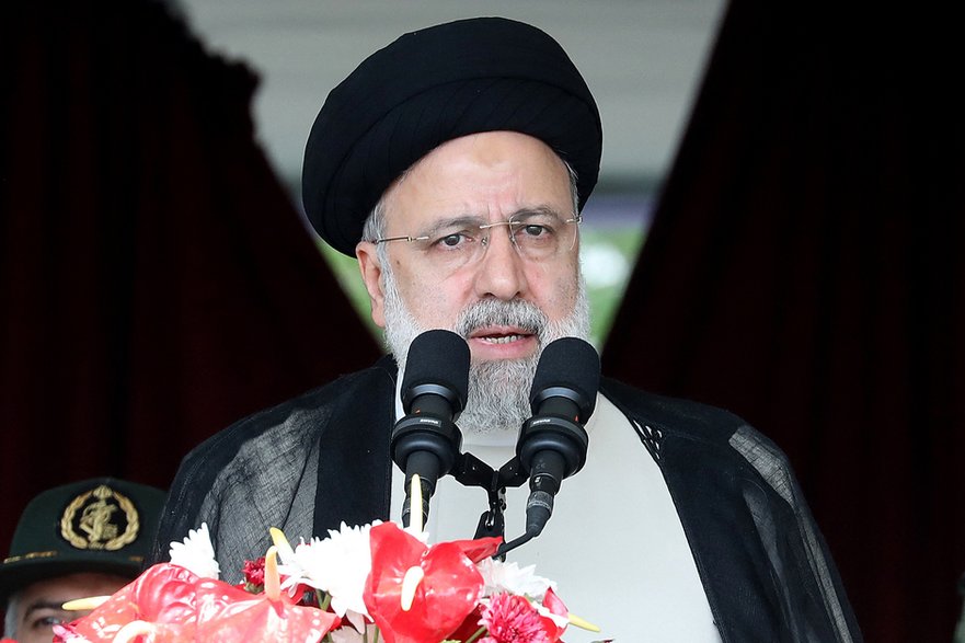 Ebrahim Raisi, 17 kwietnia 2024 r.