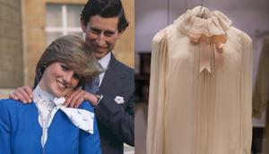 Princess Diana's top is going on auction.Hulton Archive/DANIEL LEAL/AFP via Getty Images