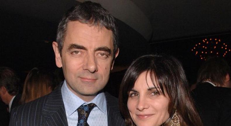 Comedian, Mr. Bean and wife