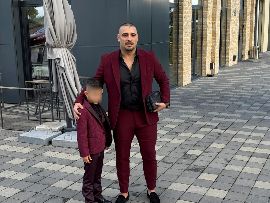 Darko Lazić sa sinom Aleksejem