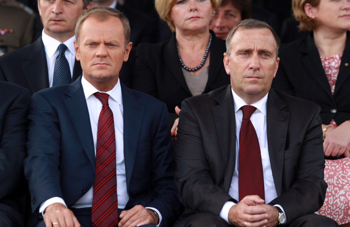 Donald Tusk i Grzegorz Schetyna