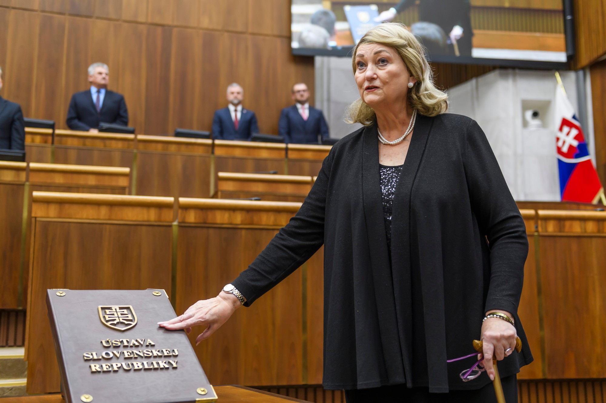 Poslankyňa NR SR Anna Záborská.