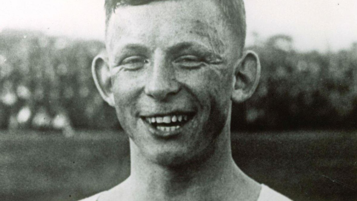 Der deutsche Fuball-Nationalspieler Ernst Willimowski