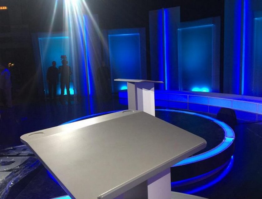 Studio debaty prezydenckiej Komorowski-Duda