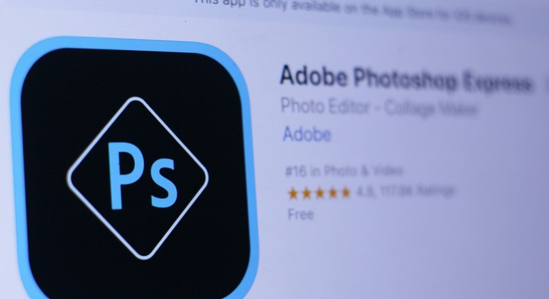 Photoshop app logo app store