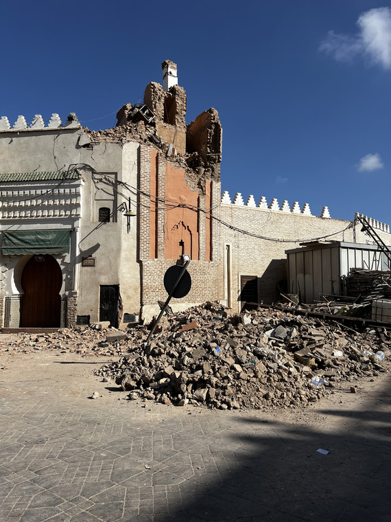 Marrakesz po trzęsieniu ziemi