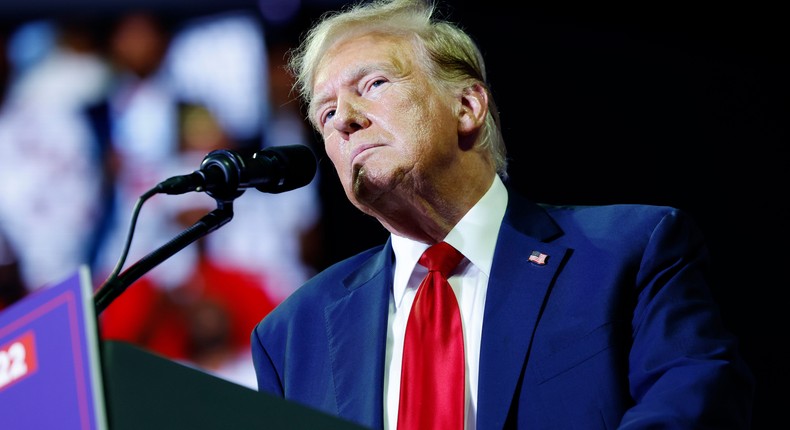 Donald Trump has publicly celebrated calls for Joe Biden to end his bid for reelection, but some in the GOP are worried that if Biden steps aside, it could make the race harder for Trump.Anna Moneymaker/Getty Images