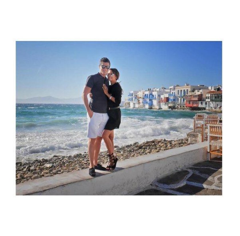 Anna Lewandowska i Robert Lewandowski na romantycznych wakacjach na Mykonos