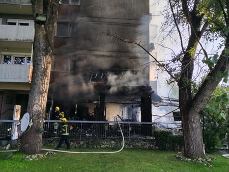 Požar na Novom Beogradu