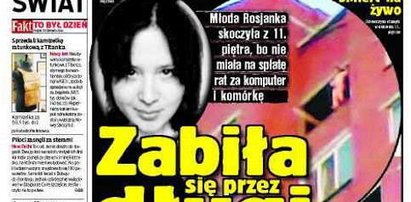 Zabiły ją długi