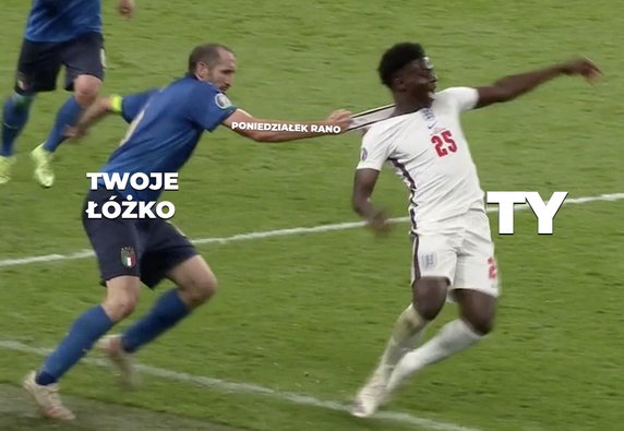 Memy po faulu Giorgio Chielliniego w finale Euro 2020