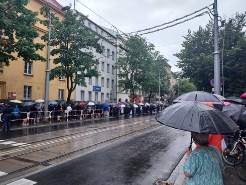 Protest w Krakowie / Onet (redaktorzy Onetu zdjęcia)