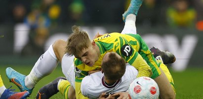 Chciał rzucić się na rywala. Zmienił zamiary, gdy zobaczył, że to Christian Eriksen. Film jest hitem internetu